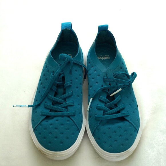 Native Kids Monaco Low Slip-On Sneakers Teal Blue Size C11‎ - Picture 2 of 9